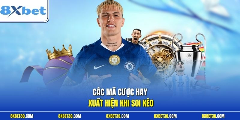 Các mã cược hay xuất hiện khi soi kèo