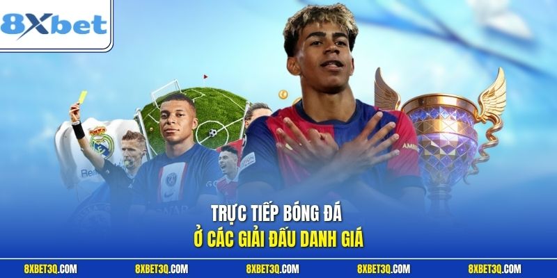Trực tiếp bóng đá ở các giải đấu danh giá